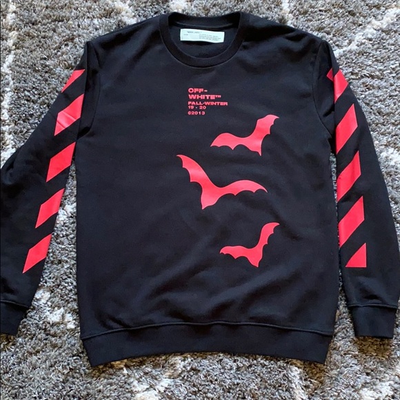 off white bat wings hoodie